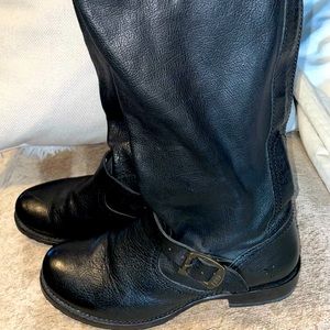 FRYE Engineer Moto Leather Boots MidShaft Size 8.5